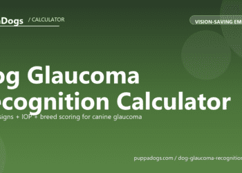 Dog Glaucoma Recognition Calculator - free PuppaDogs calculator