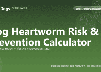 Dog Heartworm Risk & Prevention Calculator - free PuppaDogs calculator