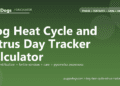 Dog Heat Cycle and Estrus Day Tracker Calculator - free PuppaDogs calculator