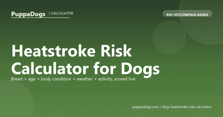 Heatstroke Risk Calculator for Dogs