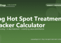 Dog Hot Spot Treatment Tracker Calculator - free PuppaDogs calculator