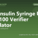 Dog Insulin Syringe U-40 vs U-100 Verifier Calculator - free PuppaDogs calculator