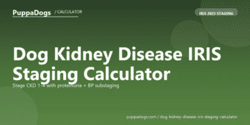 Dog Kidney Disease IRIS Staging Calculator - free PuppaDogs calculator