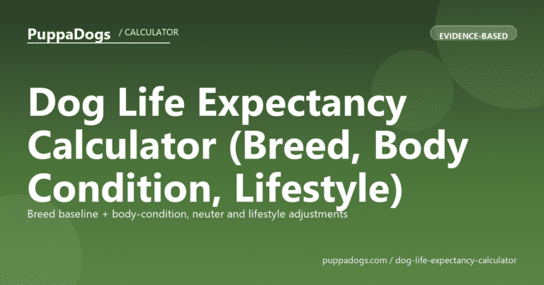 Dog Life Expectancy Calculator (Breed, Body Condition, Lifestyle)