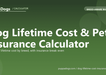 Dog Lifetime Cost & Pet Insurance Calculator - free PuppaDogs calculator