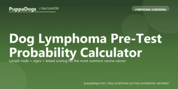 Dog Lymphoma Pre-Test Probability Calculator - free PuppaDogs calculator