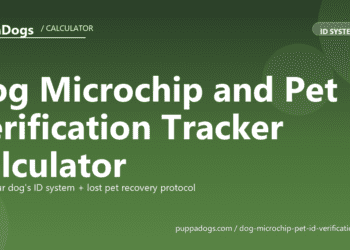 Dog Microchip and Pet ID Verification Tracker Calculator - free PuppaDogs calculator
