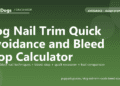 Dog Nail Trim Quick Avoidance and Bleed Stop Calculator - free PuppaDogs calculator