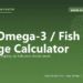Dog Omega-3 / Fish Oil Dosage Calculator - free PuppaDogs calculator