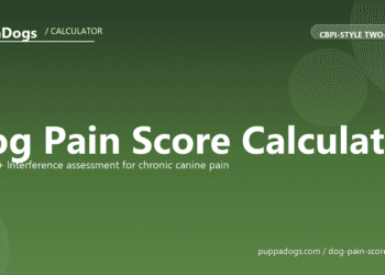 Dog Pain Score Calculator - free PuppaDogs calculator