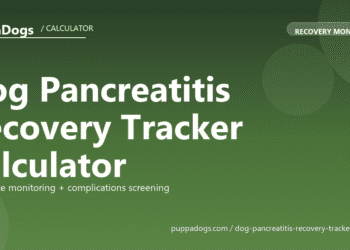 Dog Pancreatitis Recovery Tracker Calculator - free PuppaDogs calculator
