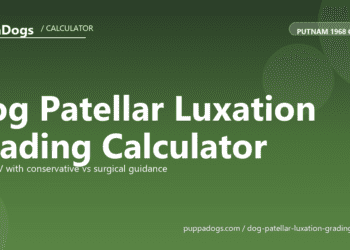 Dog Patellar Luxation Grading Calculator - free PuppaDogs calculator