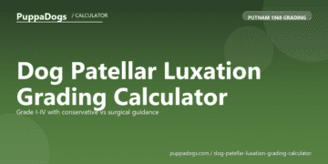Dog Patellar Luxation Grading Calculator - free PuppaDogs calculator
