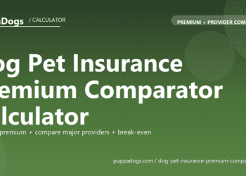 Dog Pet Insurance Premium Comparator Calculator - free PuppaDogs calculator