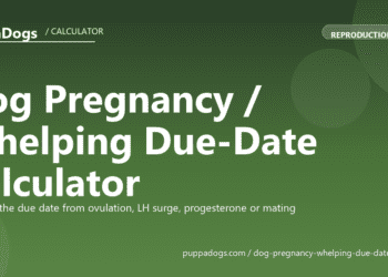 Dog Pregnancy / Whelping Due-Date Calculator - free PuppaDogs calculator