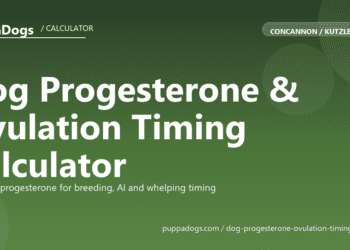 Dog Progesterone & Ovulation Timing Calculator - free PuppaDogs calculator