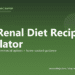 Dog Renal Diet Recipe Calculator - free PuppaDogs calculator