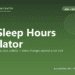 Dog Sleep Hours Calculator - free PuppaDogs calculator