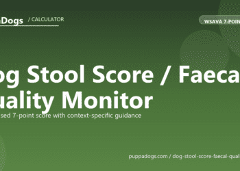 Dog Stool Score / Faecal Quality Monitor - free PuppaDogs calculator