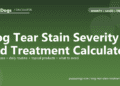 Dog Tear Stain Severity and Treatment Calculator - free PuppaDogs calculator