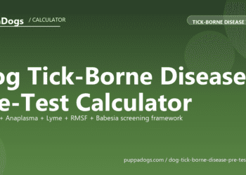 Dog Tick-Borne Disease Pre-Test Calculator - free PuppaDogs calculator