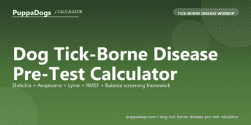 Dog Tick-Borne Disease Pre-Test Calculator - free PuppaDogs calculator