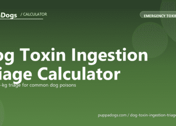 Dog Toxin Ingestion Triage Calculator - free PuppaDogs calculator