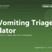 Dog Vomiting Triage Calculator - free PuppaDogs calculator