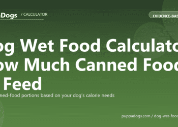 Dog Wet Food Calculator: How Much Canned Food to Feed - free PuppaDogs calculator