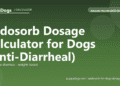 Endosorb Dosage Calculator for Dogs (Anti-Diarrheal) - free PuppaDogs calculator