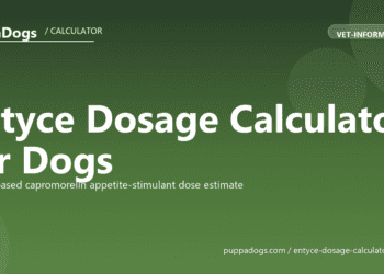 Entyce Dosage Calculator for Dogs - free PuppaDogs calculator