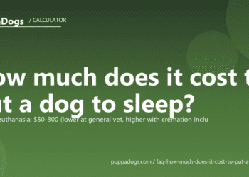 How much does it cost to put a dog to sleep? - PuppaDogs FAQ