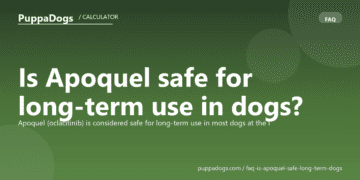 Is Apoquel safe for long-term use in dogs? - PuppaDogs FAQ