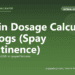 Incurin Dosage Calculator for Dogs (Spay Incontinence) - free PuppaDogs calculator