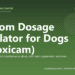 Loxicom Dosage Calculator for Dogs (Meloxicam) - free PuppaDogs calculator