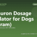 Lufenuron Dosage Calculator for Dogs (Program) - free PuppaDogs calculator