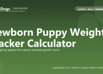 Newborn Puppy Weight Tracker Calculator - free PuppaDogs calculator
