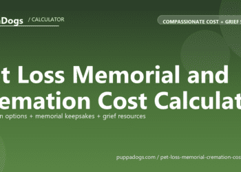 Pet Loss Memorial and Cremation Cost Calculator - free PuppaDogs calculator