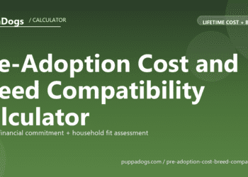 Pre-Adoption Cost and Breed Compatibility Calculator - free PuppaDogs calculator