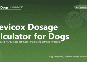 Previcox Dosage Calculator for Dogs - free PuppaDogs calculator