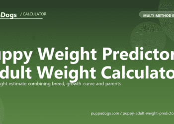 Puppy Weight Predictor (Adult Weight Calculator) - free PuppaDogs calculator