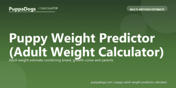 Puppy Weight Predictor (Adult Weight Calculator) - free PuppaDogs calculator
