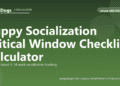 Puppy Socialization Critical Window Checklist Calculator - free PuppaDogs calculator