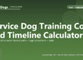 Service Dog Training Cost and Timeline Calculator - free PuppaDogs calculator