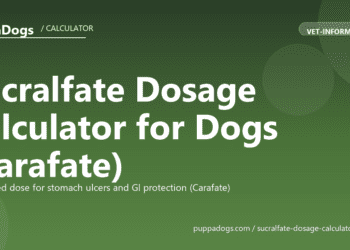 Sucralfate Dosage Calculator for Dogs (Carafate) - free PuppaDogs calculator