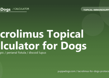 Tacrolimus Topical Calculator for Dogs - free PuppaDogs calculator