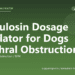 Tamsulosin Dosage Calculator for Dogs (Urethral Obstruction) - free PuppaDogs calculator