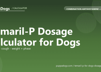 Temaril-P Dosage Calculator for Dogs - free PuppaDogs calculator