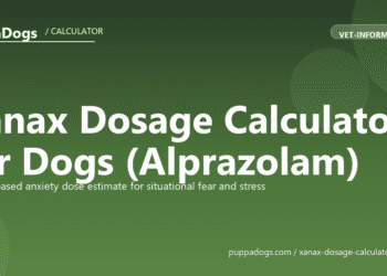 Xanax Dosage Calculator for Dogs (Alprazolam) - free PuppaDogs calculator